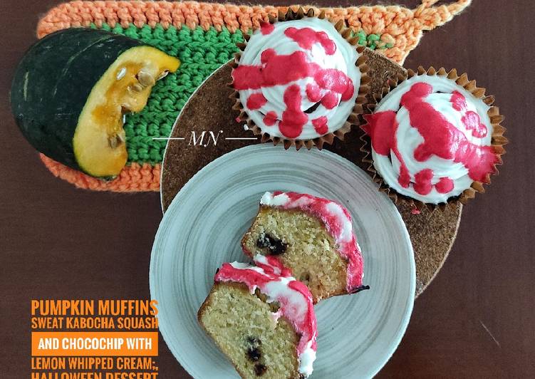 Resep Pumpkin Muffins Sweat Kabocha Squash and ChocoChip yang Lezat Sekali
