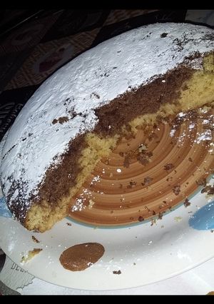 Una foto de Torta marmolada hecha con harina pureza para pizzas!!