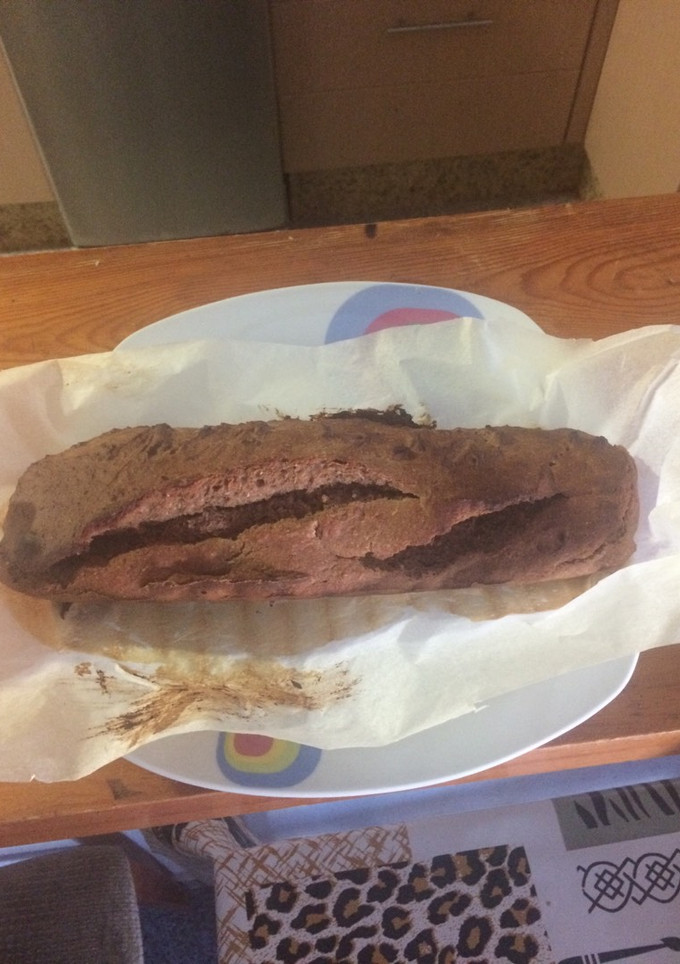 Una foto de Bizcocho de plátano saludable