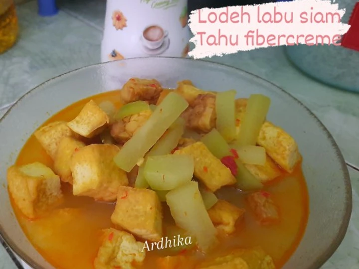 Easy Steps to Make Recipes Lodeh labu siam tahu fibercreme the Delicious Appealing.