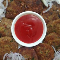 A picture of Shami kabab.