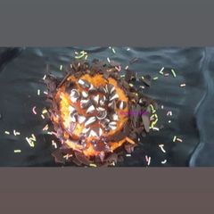 A picture of Chocolate rise pops cake.