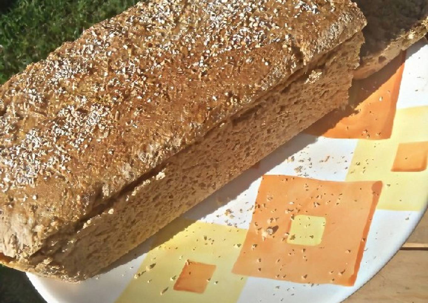 Pan de harina integral y avena
