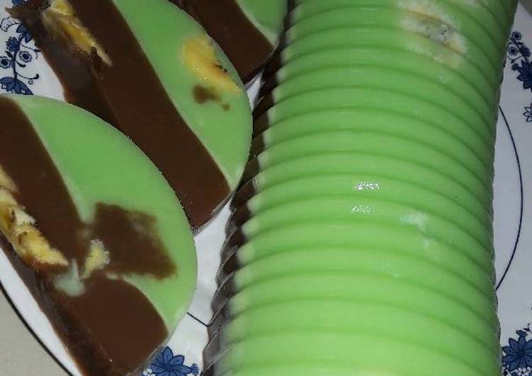 Resep Puding tape banana chocolate, Bisa Manjain Lidah