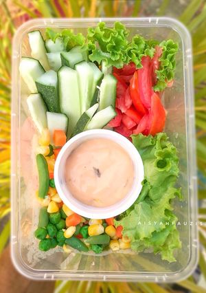 Foto resep Salad Sayur Saos Thousand Island
