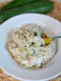 Risotto zucchine e robiola