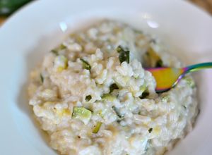 Foto di Risotto zucchine e robiola