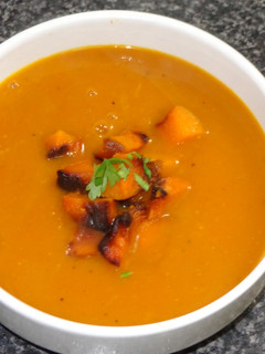 A picture of Roasted butternut squash soup.