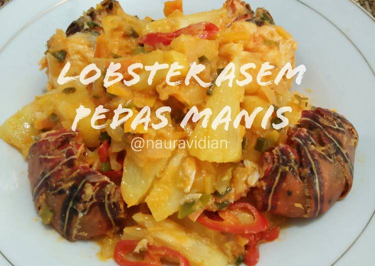 Proses mengolah Lobster Asem Pedas Manis yang Sempurna