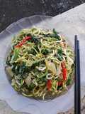 Mie Goreng Toge Daun Selada