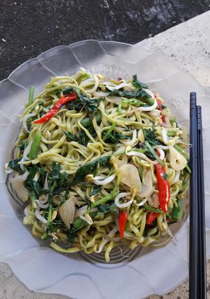 Foto resep Mie Goreng Toge Daun Selada