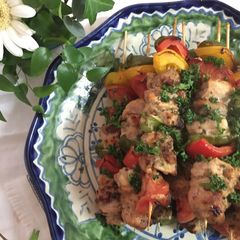 A picture of Egyptian Chicken Sticks.