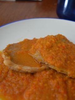Una foto de Filetes de redondo en salsa