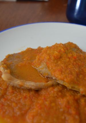 Una foto de Filetes de redondo en salsa