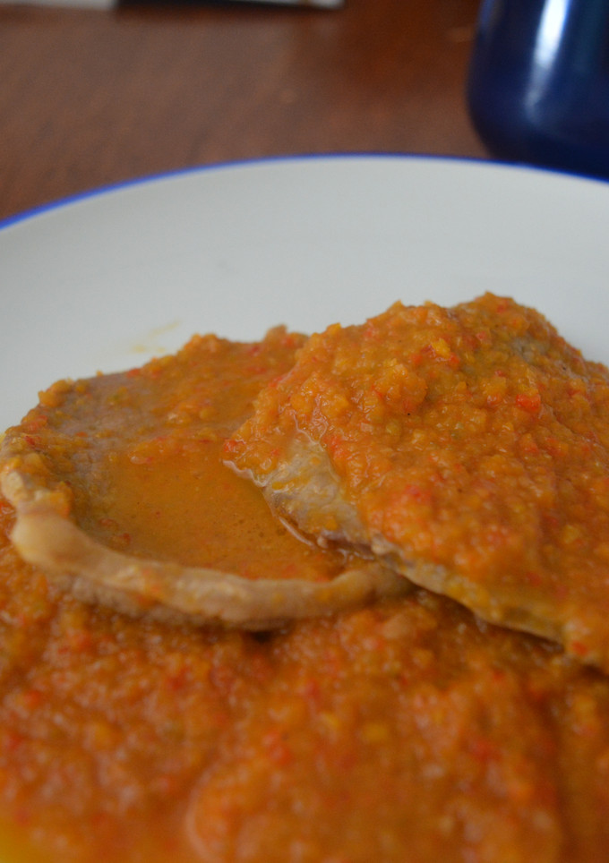 Una foto de Filetes de redondo en salsa