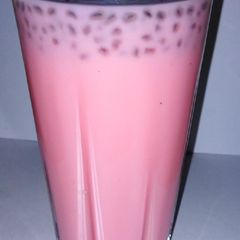 A picture of Chia refreshing drink (Ramadan iftar).