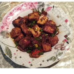 A picture of Chilli Paneer.