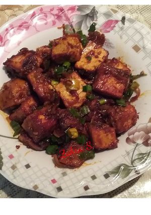 A picture of Chilli Paneer.