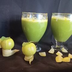 A picture of Healthy Palak Amla juice for Glowing skin.