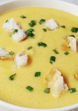 Fokhagymás zellerkrémleves recept fotója