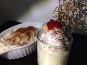 Gambar banana custard