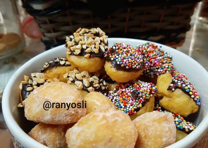 Bagaimana Menyiapkan 18. Donat mini / Simple doughnut Anti Gagal