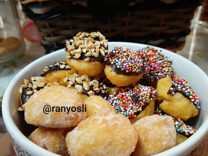 Bagaimana Menyiapkan 18. Donat mini / Simple doughnut Anti Gagal
