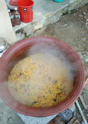Mud pot Veg biriyani செய்முறை முக்கிய புகைப்படம்
