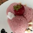 Helado de frutillas light