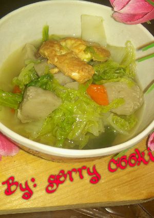 Foto resep SaToSo (Sawi, Tofu, dan Bakso)