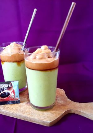 Foto resep Dalgona Coffee with alpukat juice