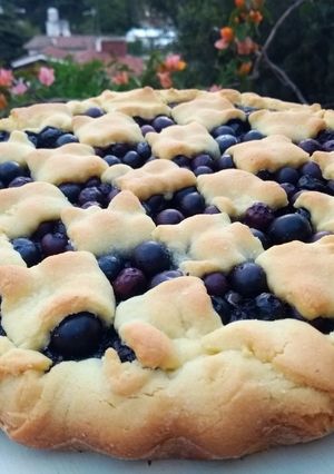 Una foto de Pie de moras y arándanos sin TACC