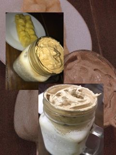 Foto resep Dalgona coffe dan bolu kukus