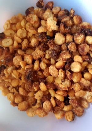 รูปของ BBQ Sriracha Crispy Chickpea ถั่วลูกไก่อบซอสบาร์บีคิว
