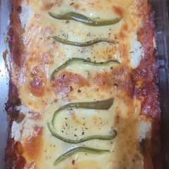 Una foto de Lasaña con carne picada