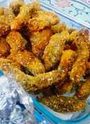 Sesame beef strips