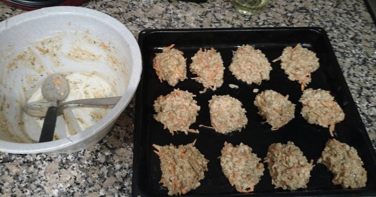 guión Limpiamente izquierda Croquetas de arroz al horno con zanahoria Receta de Luciana Fenos- Cookpad