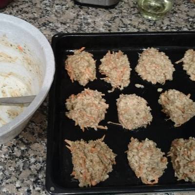 Mono Mal Ministerio Croquetas de arroz al horno con zanahoria Receta de Luciana Fenos- Cookpad