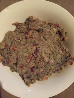 A picture of Mukimo ya githeri.