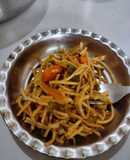 Mix vegetable spaghetti
