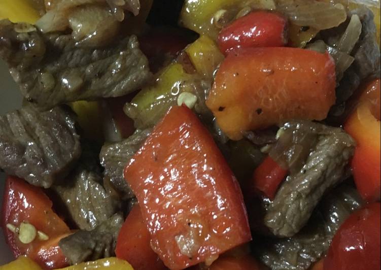 Daging sapi lada hitam