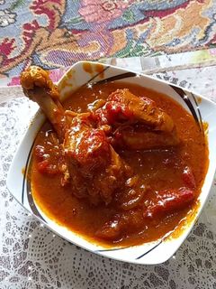 عکسی از دستور سس مرغ برای زرشک پلو
