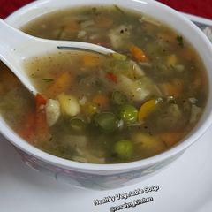 A picture of Healthy Vegetable Soup for Weight Loss.