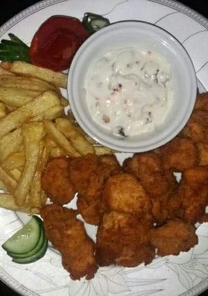 A picture of 🔵🔮🔵Chicken Tikka Croquette With Mint Mayo🔵🔮🔵  #KokabandCookpad.