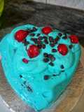 Bounty cake with cream frosting (without oven)