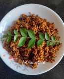 Curry leaves ground nuts chatani