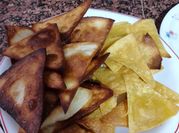 Una foto de nachos de trigo
