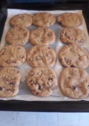 Una foto de Galletas con chispas de chocolate