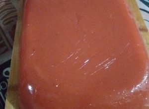 Una foto de Dulce de membrillo casero sin aditivos