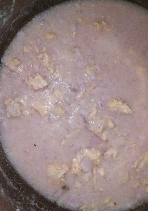 Hình của món Eat clean Canh Khoai mỡ ức gà.